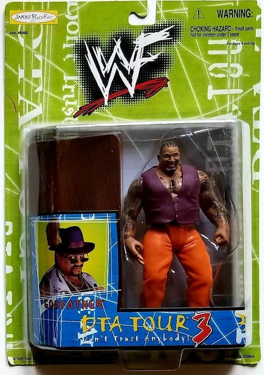 1999 WWF Jakks Pacific DTA Tour Series 3 Godfather [Exclusive]