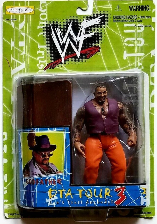 1999 WWF Jakks Pacific DTA Tour Series 3 Godfather [Exclusive] Action & Toy Figures PWcatalog