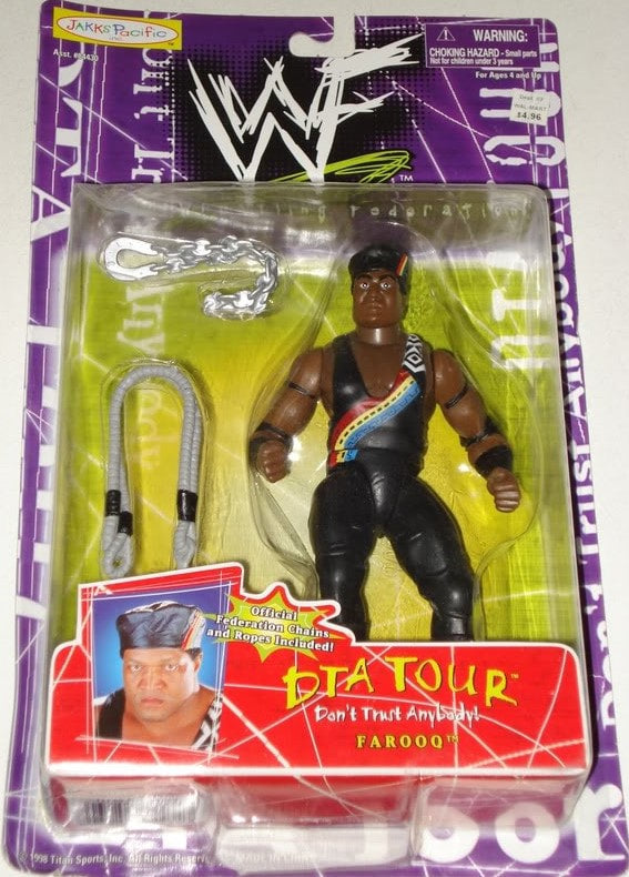 1999 WWF Jakks Pacific DTA Tour Series 1 Farooq [Exclusive] Action & Toy Figures PWcatalog