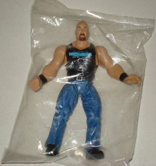 1999 WWF Jakks Pacific WrestleMania XV Mailaway Contest Stone Cold Steve Austin [With Blue Logo]
