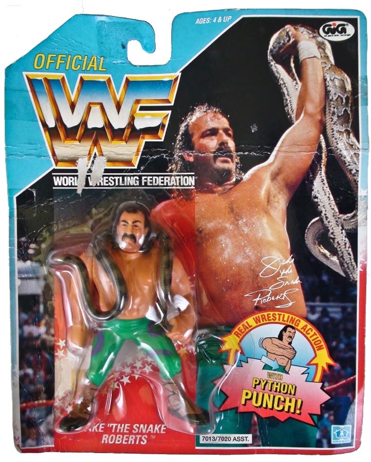 WWF Hasbro 1 Jake "The Snake" Roberts with Python Punch!