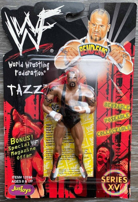 WWF Just Toys Bend-Ems 15 Tazz