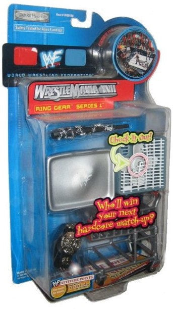 2000 WWF Jakks Pacific Ring Gear Series 1: Who'll Win Your Next Hardcore Match-Up? [Version 1] Action & Toy Figures PWcatalog