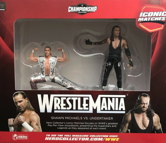 WWE Eaglemoss Hero Collector Championship Collection Multipack: WrestleMania 26: Shawn Michaels vs. Undertaker