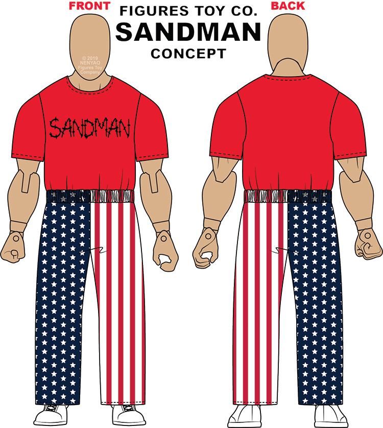 FTC Legends of Professional Wrestling [Modern] Sandman