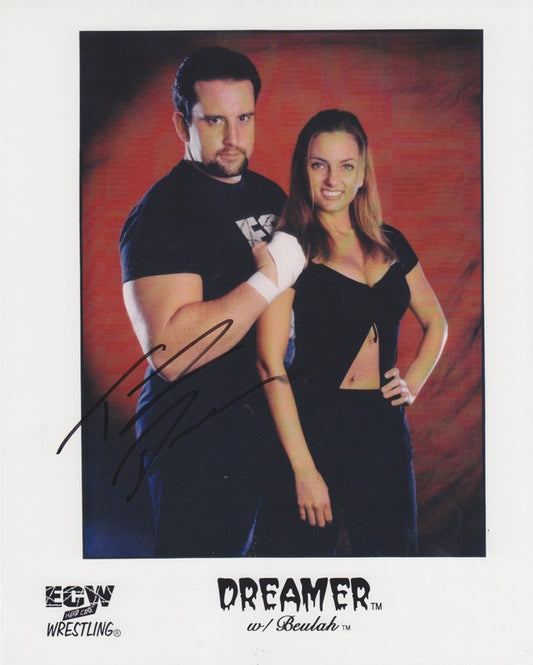 Tommy Dreamer With Beulah  (signed)