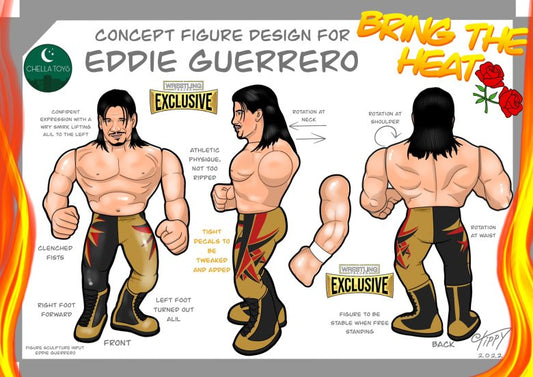 Chella Toys Wrestling Megastars 3 Eddie Guerrero - image 2