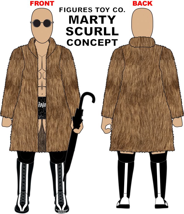 ROH FTC Unreleased/Prototype Marty Scurll [Unreleased] Action & Toy Figures PWcatalog