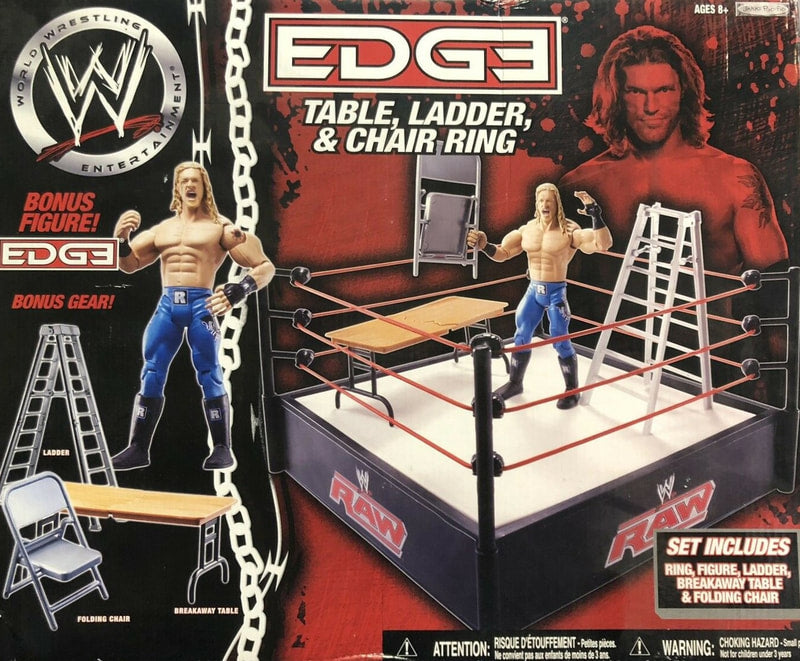 WWE Jakks Pacific Table, Ladder & Chair Ring [With Edge] Action & Toy Figures PWcatalog