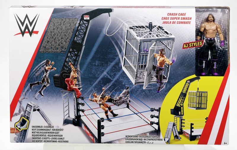 WWE Mattel Crash Cage [With AJ Styles, Exclusive] Action & Toy Figures PWcatalog