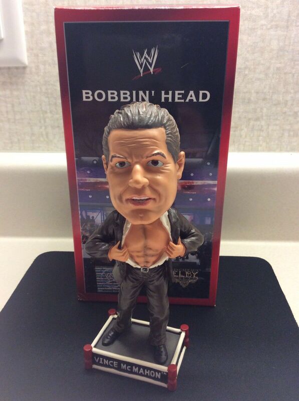WWE Elby Gifts Inc. Bobbin' Heads Vince McMahon Action & Toy Figures PWcatalog