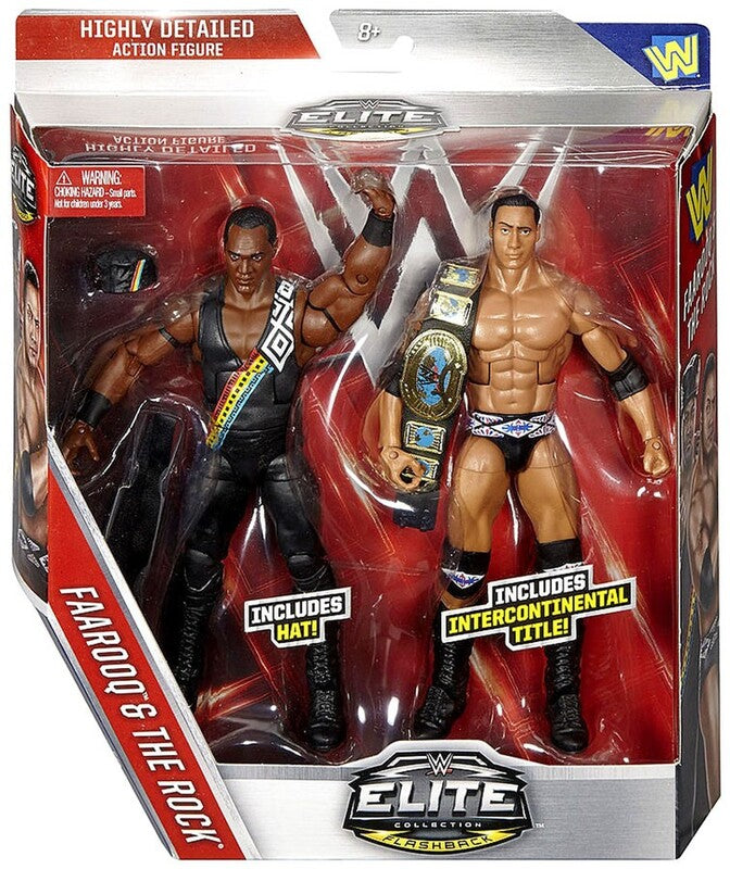 WWE Mattel 2-Packs Faarooq & The Rock [Exclusive] Action & Toy Figures PWcatalog