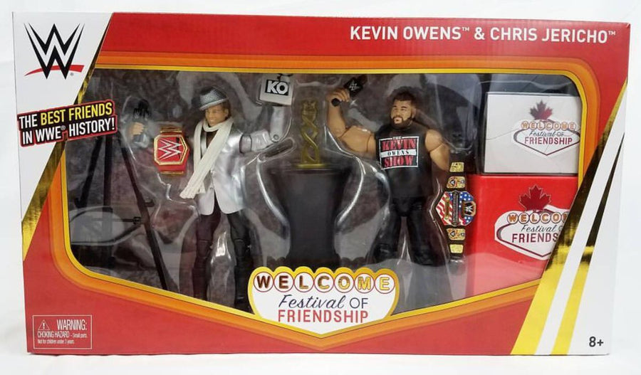WWE Mattel Epic Moments Festival of Friendship: Chris Jericho & Kevin Owens [With Incorrect Titles] Action & Toy Figures PWcatalog