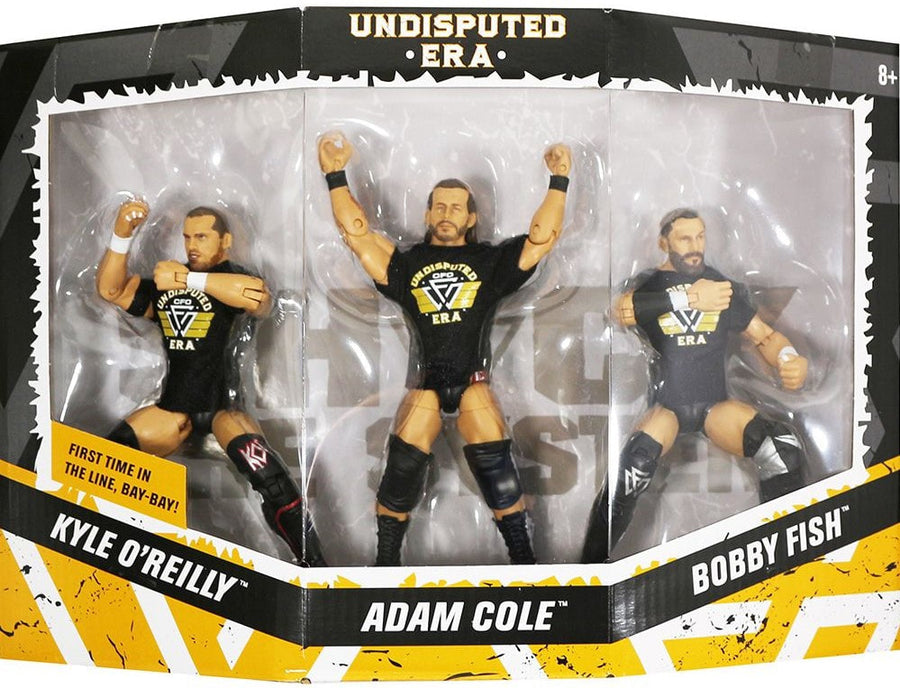 WWE Mattel Epic Moments Undisputed Era: Kyle O'Reilly, Adam Cole & Bobby Fish Action & Toy Figures PWcatalog
