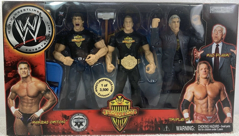 WWE Jakks Pacific Evolution [With Randy Orton, Triple H & Ric Flair, Exclusive] Action & Toy Figures PWcatalog