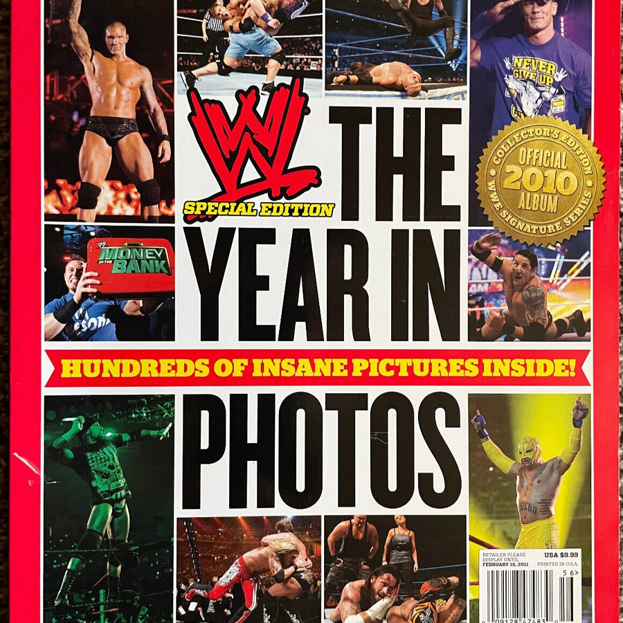 WWE Special The Year In Photos 2010 US version Magazine PWcatalog