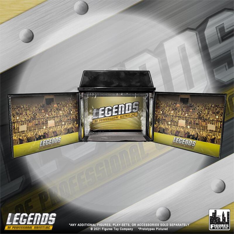 FTC Legends of Professional Wrestling [Modern] Wrestling Rings & Playsets: Legends of Professional Wrestling Diorama Playset Action & Toy Figures PWcatalog