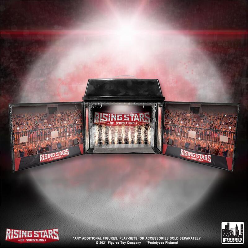 FTC Rising Stars of Wrestling Wrestling Rings & Playsets: FTC Rising Stars of Wrestling Diorama Playset Action & Toy Figures PWcatalog