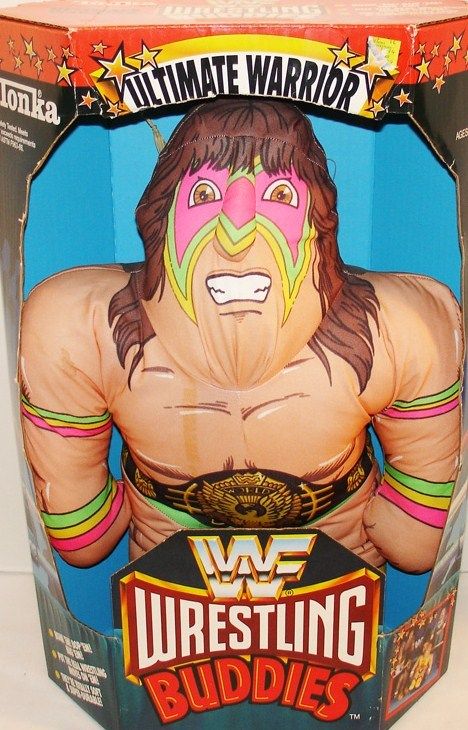 WWF Tonka Wrestling Buddies Ultimate Warrior Action & Toy Figures PWcatalog