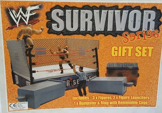 1999 WWF Jakks Pacific Survivor Series Gift Set: The Rock, Stone Cold Steve Austin & Referee [Exclusive]