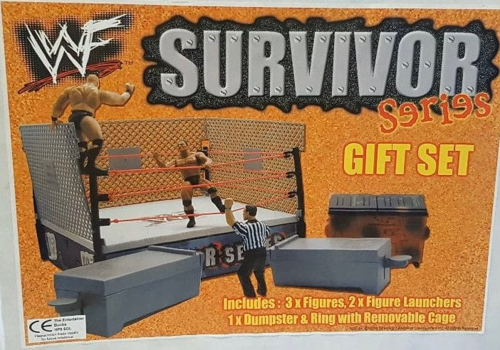 1999 WWF Jakks Pacific Survivor Series Gift Set: The Rock, Stone Cold Steve Austin & Referee [Exclusive] Action & Toy Figures PWcatalog