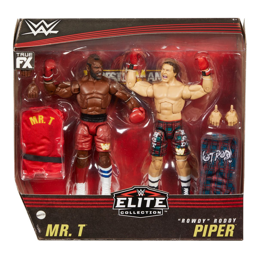 WWE Mattel 2-Packs Mr. T & "Rowdy" Roddy Piper Action & Toy Figures PWcatalog