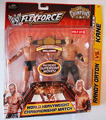 WWE Mattel Flex Force Champions Series 2 Flip Kickin' Randy Orton vs. Fist Poundin' Kane [Exclusive] Action & Toy Figures PWcatalog
