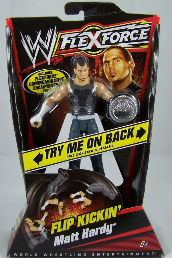 WWE Mattel Flex Force 1 Flip Kickin' Matt Hardy [Exclusive] Action & Toy Figures PWcatalog