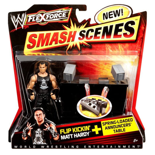 WWE Mattel Flex Force Smash Scenes Flip Kickin' Matt Hardy
