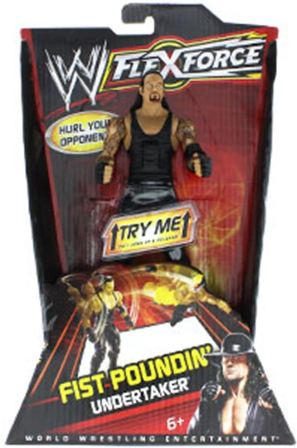WWE Mattel Flex Force 2 Fist Poundin' Undertaker [On Alternate Card] Action & Toy Figures PWcatalog