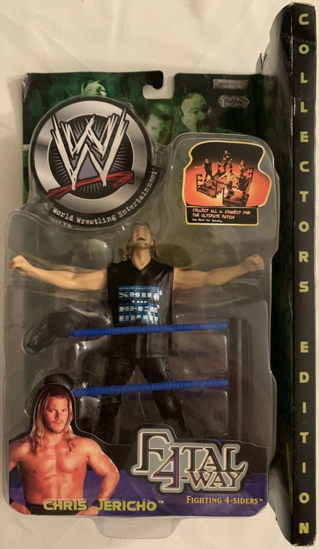 2002 WWE Jakks Pacific Fatal Four Way Series 3 Chris Jericho Action & Toy Figures PWcatalog