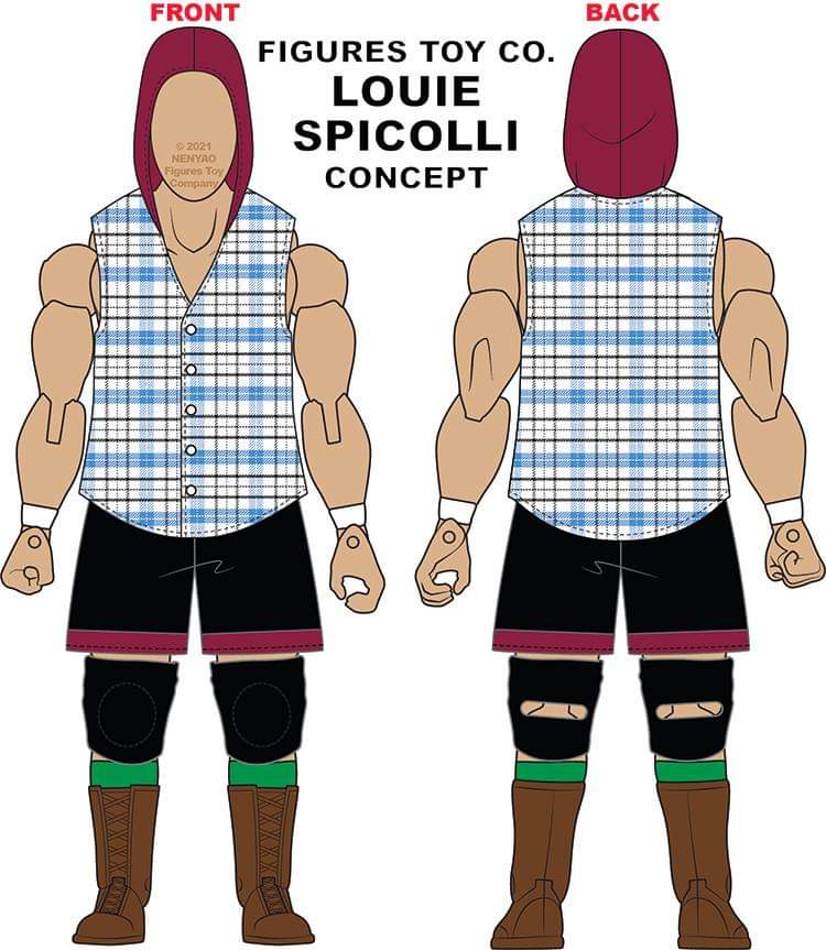 FTC Legends of Professional Wrestling [Modern] Louie Spicolli