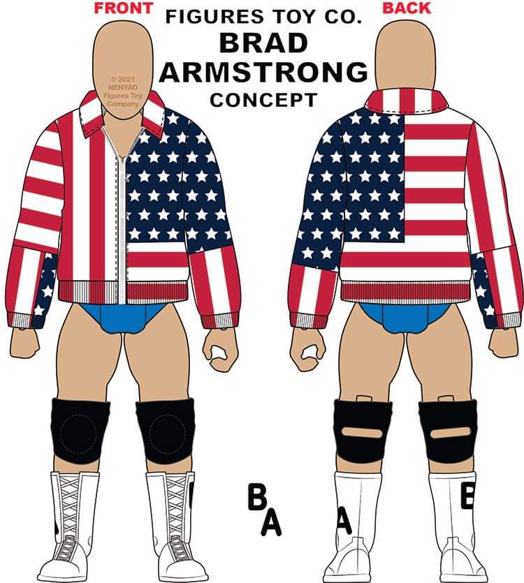 FTC Legends of Professional Wrestling [Modern] Brad Armstrong Action & Toy Figures PWcatalog