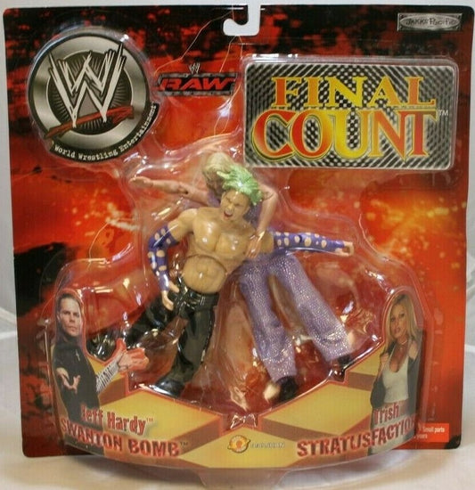 2002 WWE Jakks Pacific Final Count Series 5 "Swanton Bomb/Stratusfaction": Jeff Hardy & Trish