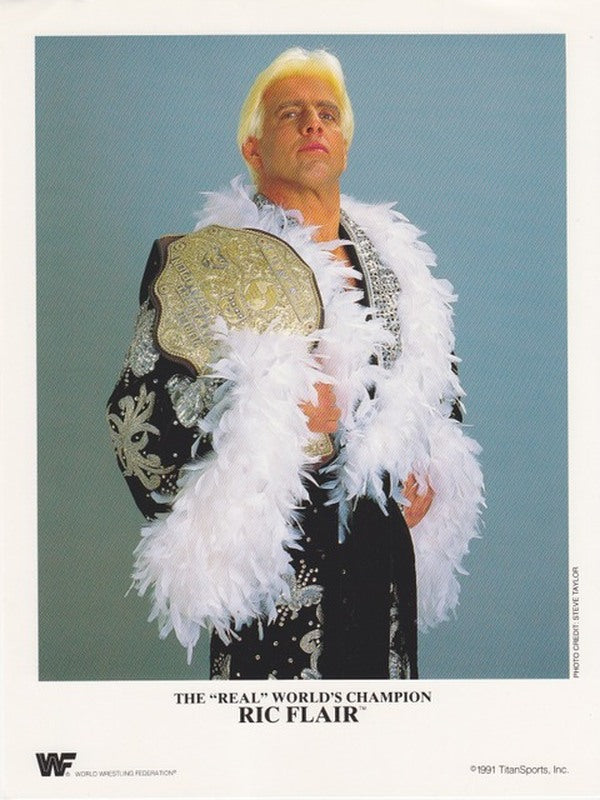 WWF-Promo-Photos1991-THE-REAL-WORLD'S-CHAMPION-Ric-Flair-color-