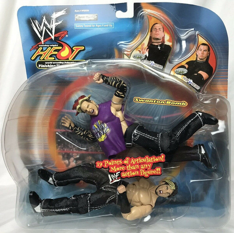 2001 WWF Jakks Pacific Finishing Moves Series 3 "Swanton Bomb": Jeff Hardy & Matt Hardy Action & Toy Figures PWcatalog