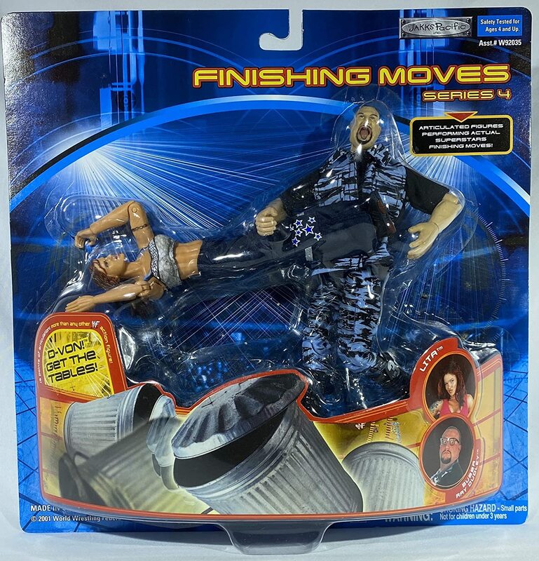 2001 WWF Jakks Pacific Finishing Moves Series 4 "D-Von! Get the Tables": Bubba Ray Dudley & Lita