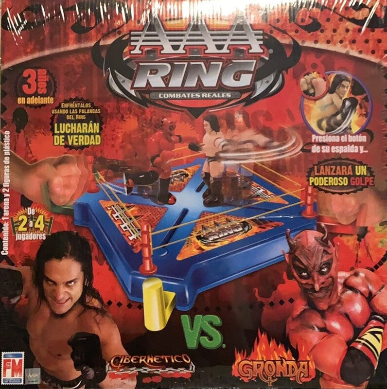AAA Fotorama Estelares Wrestling Rings & Playsets: AAA Ring [With Cibernetico & Gronda] Action & Toy Figures PWcatalog