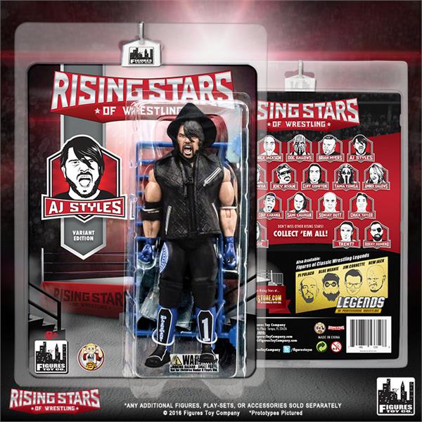 FTC Rising Stars of Wrestling AJ Styles [Variant Edition] Action & Toy Figures PWcatalog