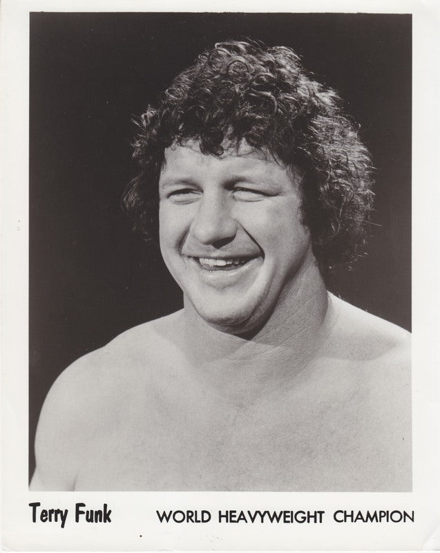 1976 NWA CHAMPION Terry Funk Promo Photo PWcatalog