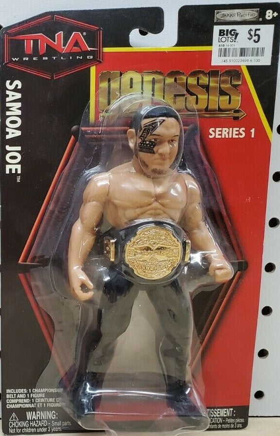 TNA/Impact Wrestling Jakks Pacific Genesis 1 Samoa Joe [With TNA World Title] Action & Toy Figures PWcatalog