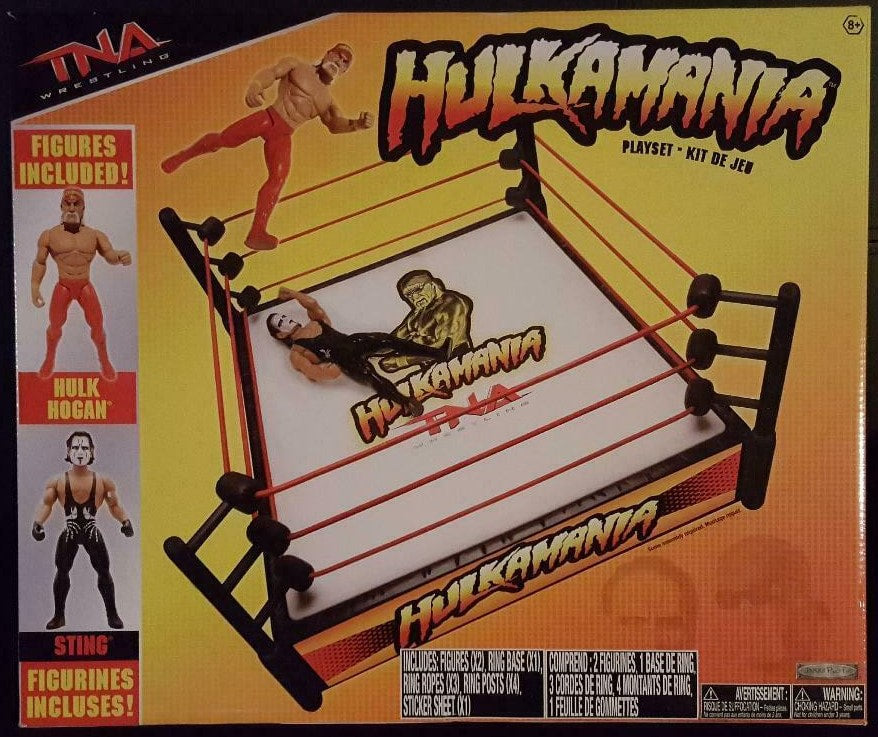 TNA/Impact Wrestling Jakks Pacific Genesis Wrestling Rings & Playsets: Hulkamania Playset [With Hulk Hogan & Sting] Action & Toy Figures PWcatalog