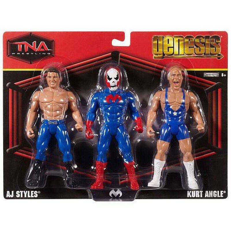 TNA/Impact Wrestling Jakks Pacific Genesis Multipack: AJ Styles, Suicide & Kurt Angle