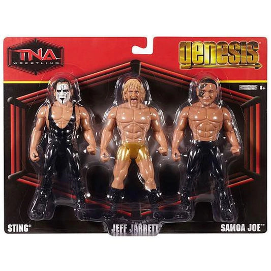 TNA/Impact Wrestling Jakks Pacific Genesis Multipack: Sting, Jeff Jarrett & Samoa Joe