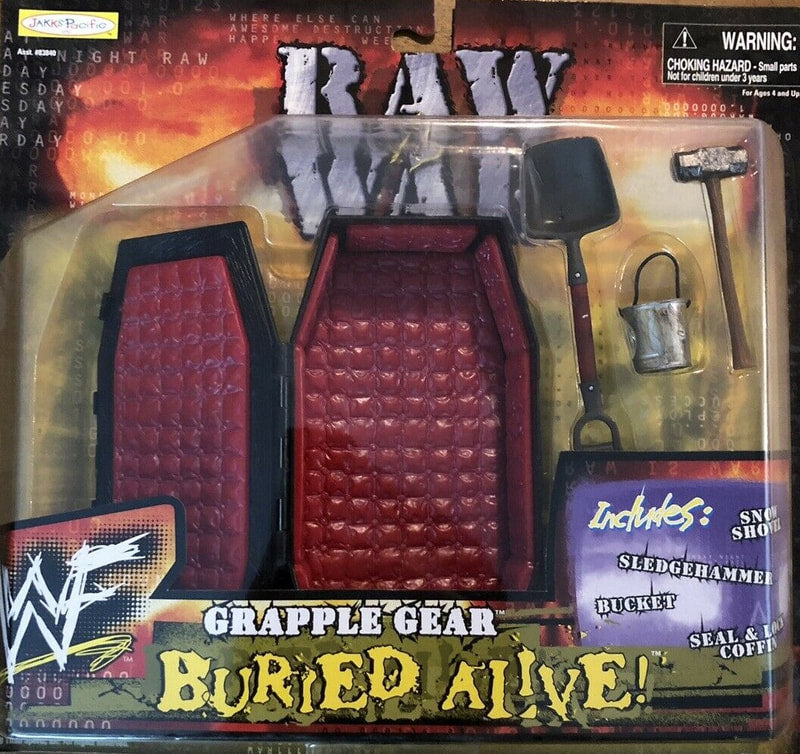 1999 WWF Jakks Pacific Grapple Gear Raw Is War: Buried Alive! Action & Toy Figures PWcatalog