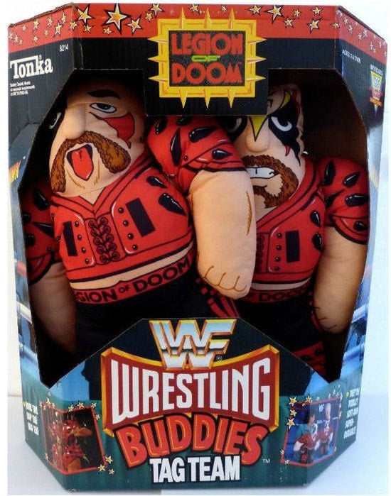 WWF Tonka Wrestling Buddies Legion of Doom: Hawk & Animal 1991