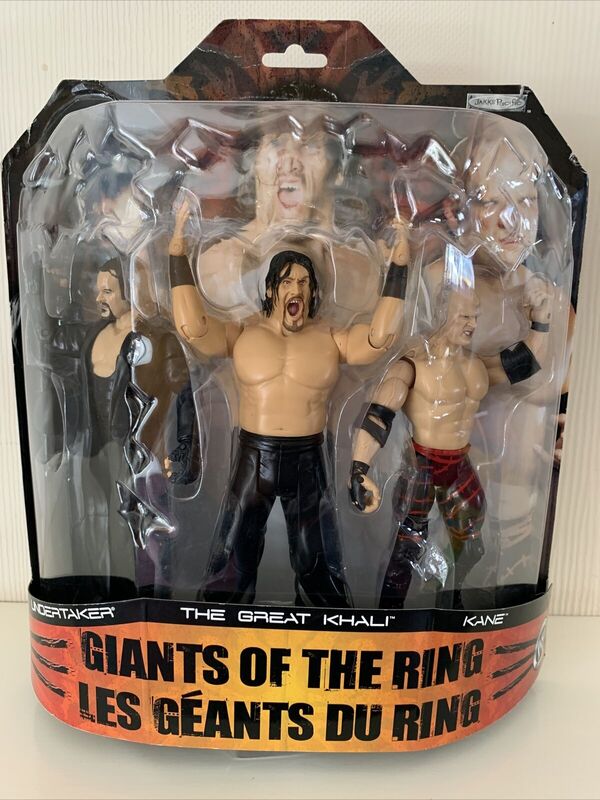 WWE Jakks Pacific Multipack: Giants of the Ring: Undertaker, The Great Khali & Kane [Exclusive] Action & Toy Figures PWcatalog