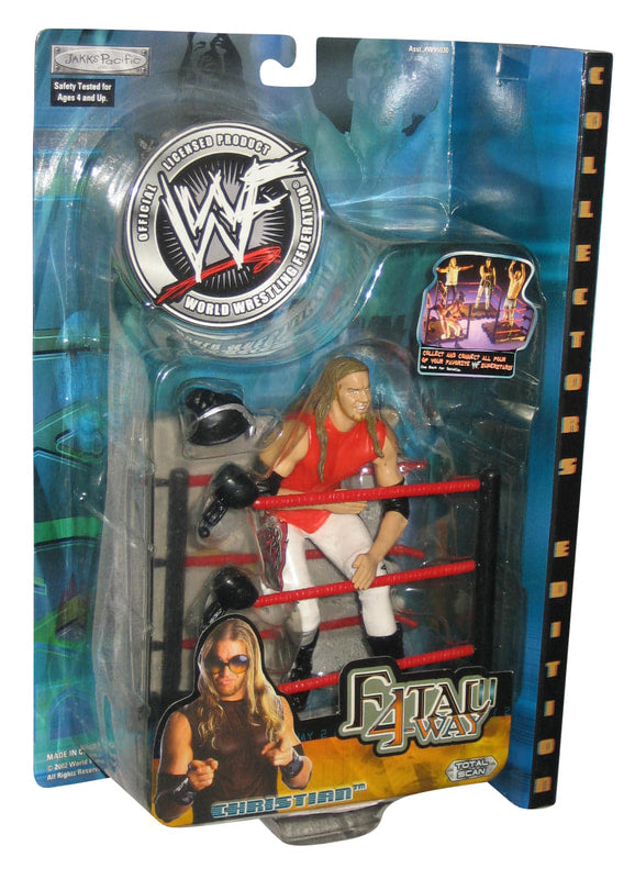 2002 WWE Jakks Pacific Fatal Four Way Series 2 Christian Action & Toy Figures PWcatalog