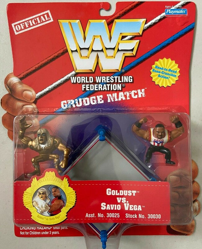 WWF Playmates Toys Grudge Match Goldust vs. Savio Vega Action & Toy Figures PWcatalog