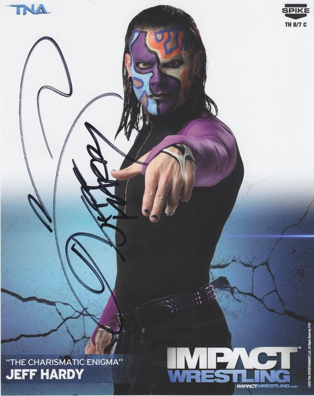 2011 IMPACT Jeff Hardy P-21c (signed) PW Catalog